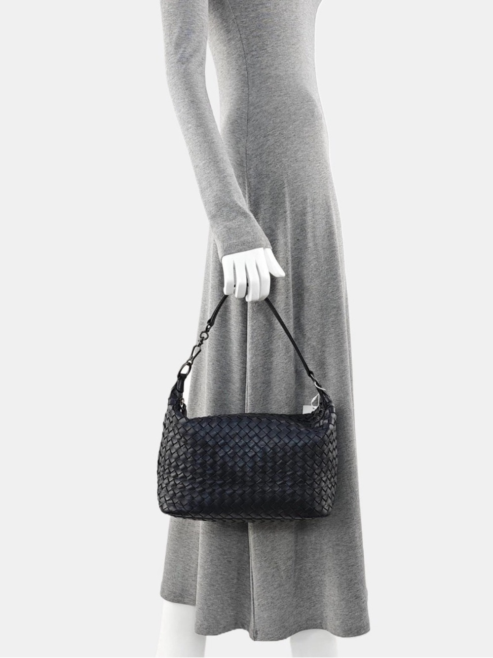 Bottega Veneta Intrecciato Leather Shoulder Bag - Picture 1 of 16